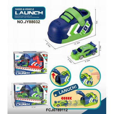 Кроссовок-катапульта с машиной 2 вида