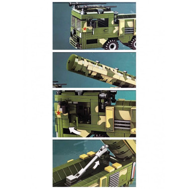 Конструктор ZB 6851 "Ракетный комплекс" 505 дет. 27х7х18