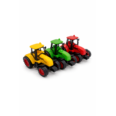 Трактор 3 вида в пакете 15 см