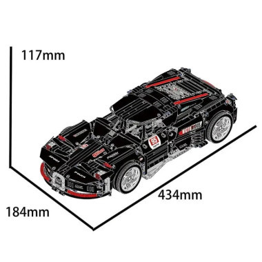 Конструктор Brick Cool KC011 Техника "Sport Car" 2223 дет. 48х38х13 см