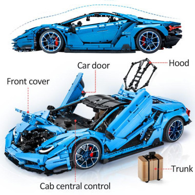 Конструктор CaDA C61041W Lamborghini Centenario 770-4  3842 дет.