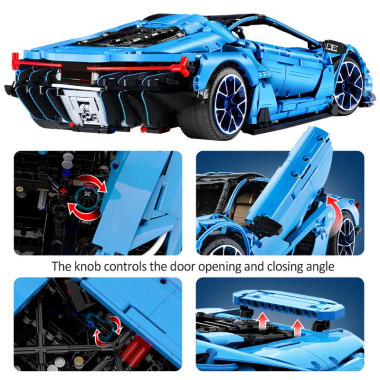 Конструктор CaDA C61041W Lamborghini Centenario 770-4  3842 дет.