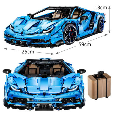 Конструктор CaDA C61041W Lamborghini Centenario 770-4  3842 дет.