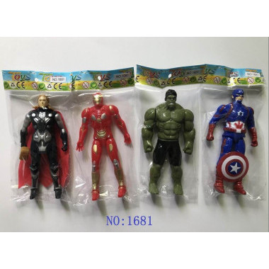 Фигурки Супер героев 4 вида в ассортименте, в пакете 16см.