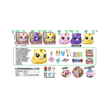 Слайм Куклы Poopsies сюрприз с блестками в коробке 11.6х10.2см