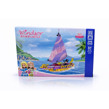 Конструктор Zhe Gao QL1189 Принцессы "Садовая Страна чудес"  в ассортименте 32.5x22.5x6 см