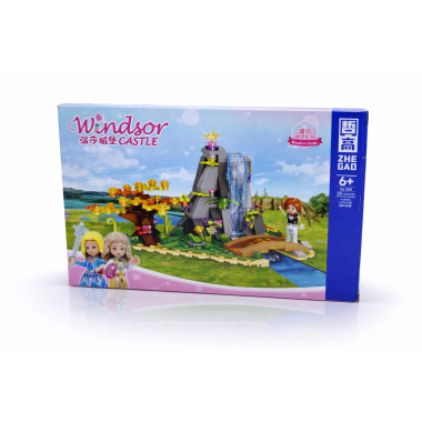 Конструктор Zhe Gao QL1189 Принцессы "Садовая Страна чудес"  в ассортименте 32.5x22.5x6 см