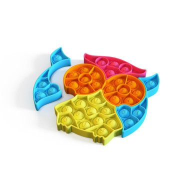 Pop It Силиконовая игрушка-антистресс вечная пупырка "Сова"