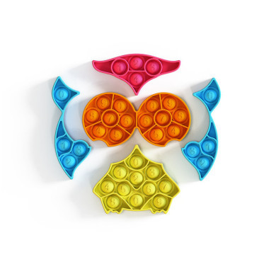 Pop It Силиконовая игрушка-антистресс вечная пупырка "Сова"