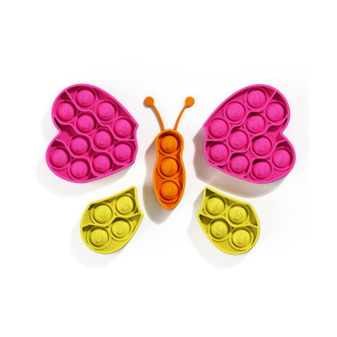 Pop It Силиконовая игрушка-антистресс вечная пупырка "Бабочка"