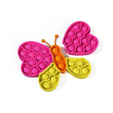 Pop It Силиконовая игрушка-антистресс вечная пупырка "Бабочка"