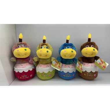 Дино Капкейк музыкальный на батарейках, повторюшка  25*16CM