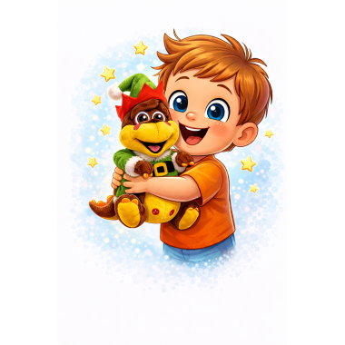 Динозаврик музыкальный на батарейках  поет 10 песен не детские ,Повторюшка,Зарядка через USB 30*12*10