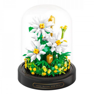 Конструктор Balody 18473 Цветы "Ромашки" 490 дет. 13x13x16.3 см