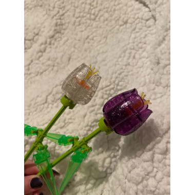 Конструктор 52036 Decool "Перламутровый тюльпан" 8x20x4.5