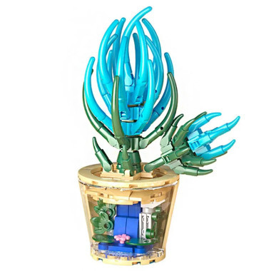 Конструктор 9130 "Серия цветочных домиков-Голубая сосна" 169 дет. 11х7х17