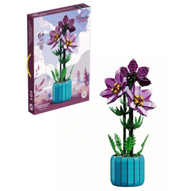 Конструктор Zuanma 101-8 Цветы Рододендрон 798 дет.