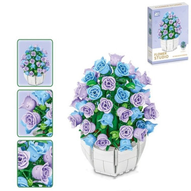 Конструктор ZB 9101A Цветы "Колокольчики" 526 дет.