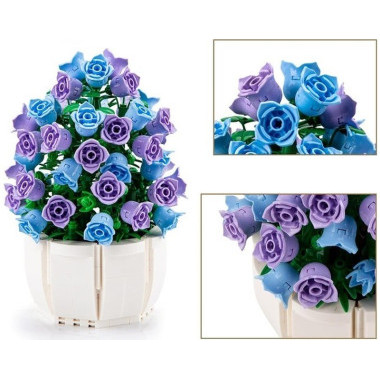 Конструктор ZB 9101A Цветы "Колокольчики" 526 дет.