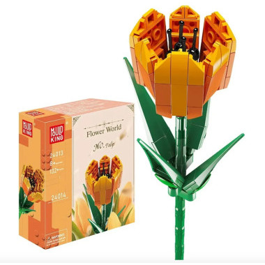 Конструктор Mould King 24013 Цветы "Тюльпан" 132 дет.