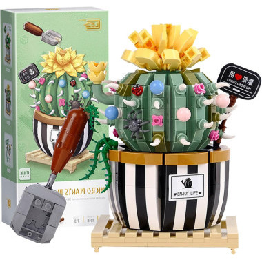 Конструктор Loz 1246 Цветы "Кактус" 721 дет. 11x6.5x24 см