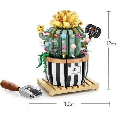 Конструктор Loz 1246 Цветы "Кактус" 721 дет. 11x6.5x24 см