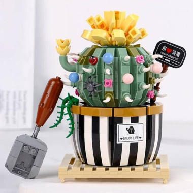 Конструктор Loz 1246 Цветы "Кактус" 721 дет. 11x6.5x24 см