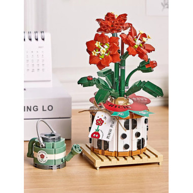 Конструктор Loz 1285 Цветы "Букет в вазе" 703 дет.