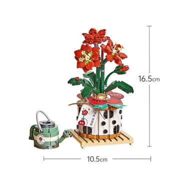 Конструктор Loz 1285 Цветы "Букет в вазе" 703 дет.
