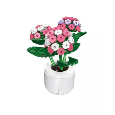 Конструктор Jie Star 98362 Цветы "Гортензия" 361 дет. 38x6x26см