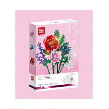 Конструктор Gao Misi T1044A Цветы "Красочный букет" 460 дет.