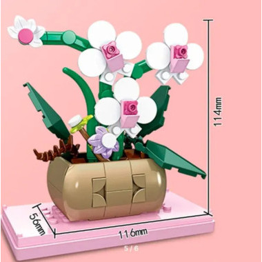 Конструктор Gao Misi T1029 Цветы 4 вида в ассортименте
