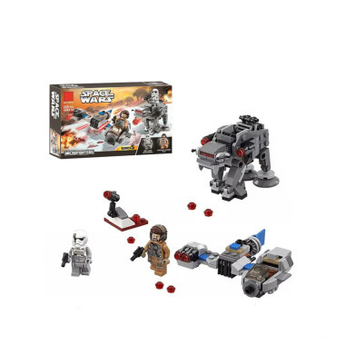 Конструктор LARI 10910 Стар Варс Бой пехотинцев Первого Ордена против спидера на лыжах 228 дет.
