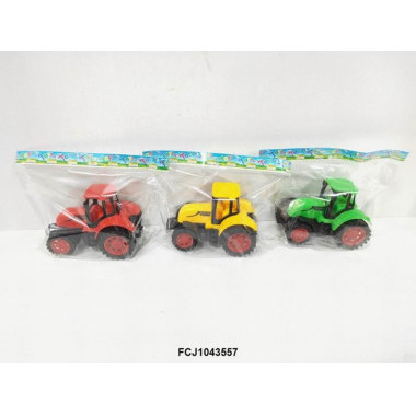 Трактор 3 вида в пакете 15 см