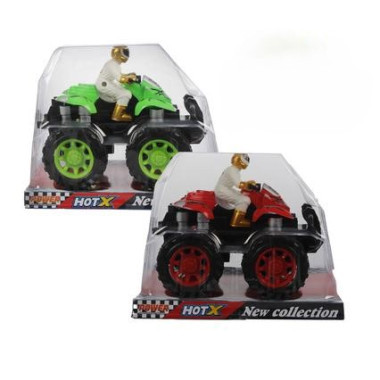 Машинка Квадроцикл инерционный с водителем, 2 вида, 19х13х14 см