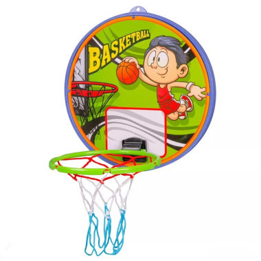 Набор для баскетбола - кольцо, баскетбольный мяч, насос, 34х31х3.2