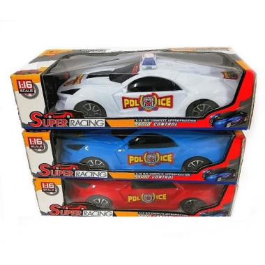 Машинка "Полиция" на дистанционном управление 3 вида в кор. 26х7х10.5 см