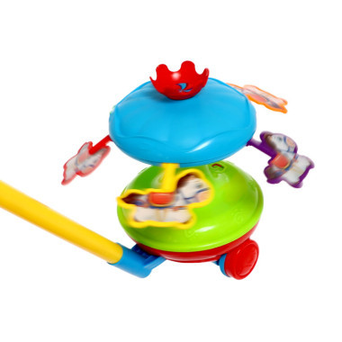 Каталка Карусель с лошадками (звенит, лошадки крутятся)