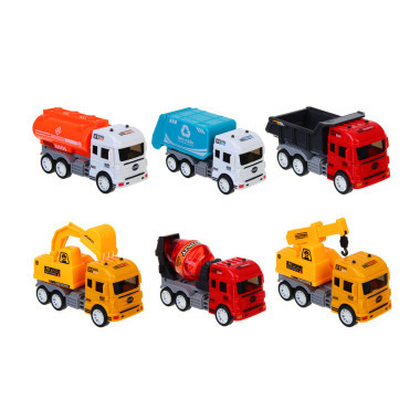 Машинки "Строительная техника" 13см в ассортименте по 12 шт.