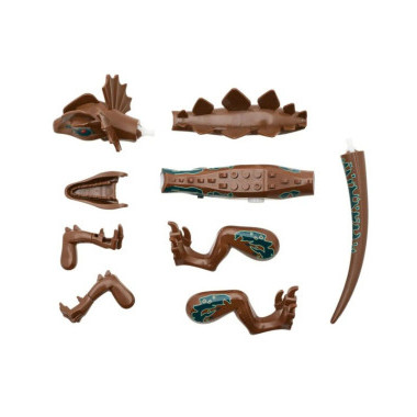 Конструктор Динозавр с героем и аксессуарами, 2 вида 34х23х11