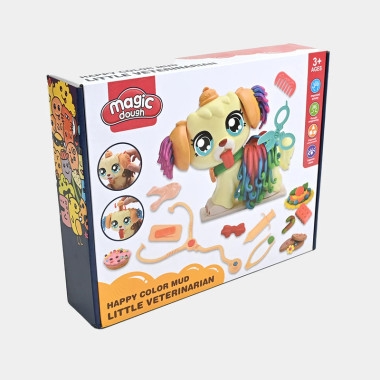 Игровой набор для лепки Ветеринар 30x8x24