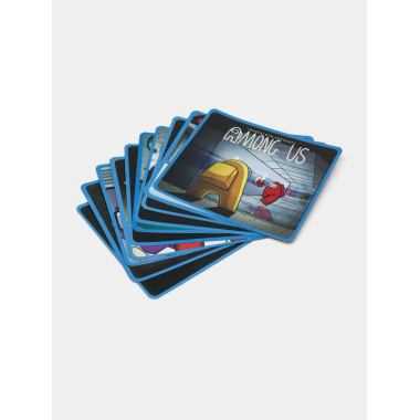 Ручка 3D-6 Among US с набором пластика и подставкой  в коробке 21х6х16.4см