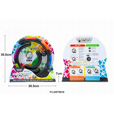 Игра развивающая электронная «Memory Lights» 2 в 1 — Интерактивный тренажер памяти и реакции - для тренировки логики и скорости