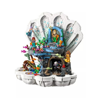 Конструктор Lepin 68009 Принцессы Королевская ракушка Русалочки 1808 дет 58х43х10 см