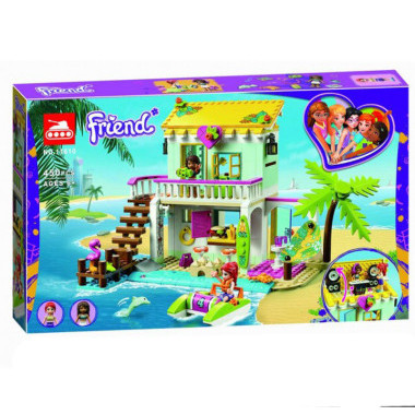 Конструктор Bela 11610 Френдс Пляжный домик 450 дет.