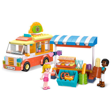 Конструктор Jie Star 59235 "Передвижная пекарня" 299 дет. 34.5х5.5х22