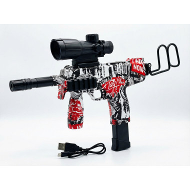 Пистолет пневматический с прицелом и зарядным устройством - 05-6