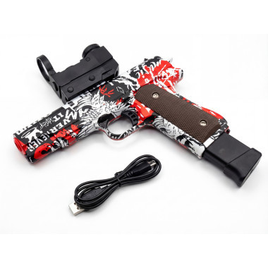 Пистолет пневматический с прицелом и зарядным устройством - 04-3