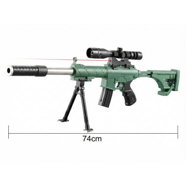 Снайперская винтовка с лазером в пакете