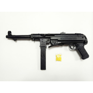 Автомат P40 "Шмайсер" пневматический с пульками, в пакете 31см